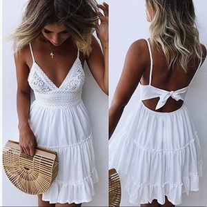 White summer dress